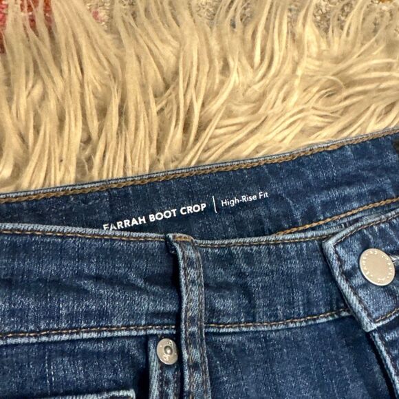 AG Adriano Goldschmied Farrah boot crop jeans size 28 - Picture 3 of 8